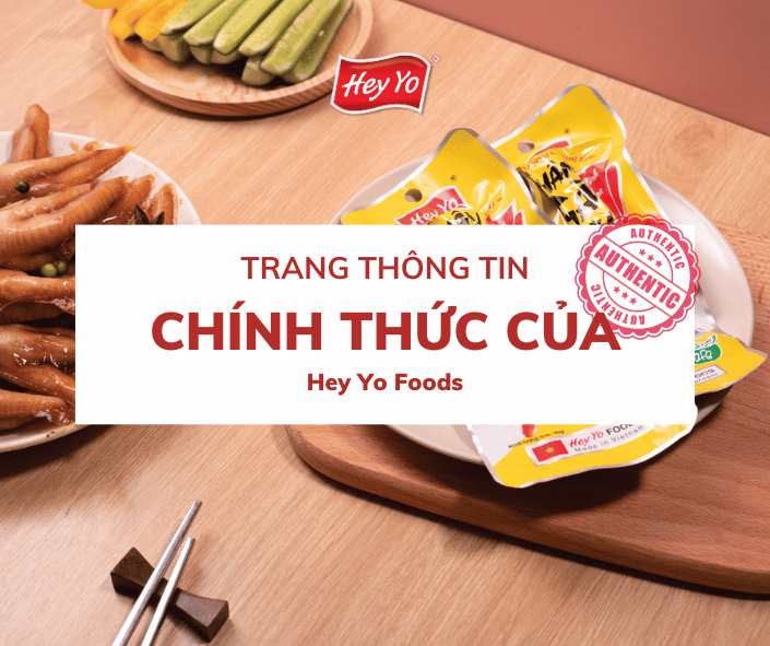 Trang thông tin chính thức của Hey Yo Foods