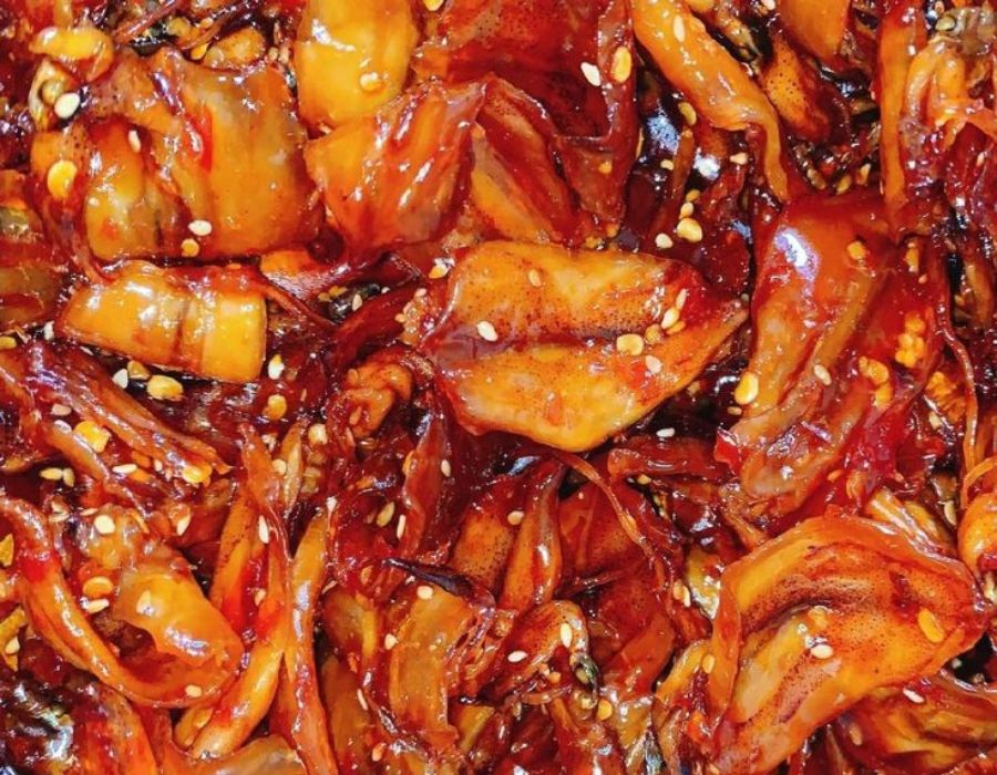 Mực rim me - Đồ ăn vặt lai dai cực vui