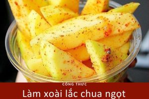 Công thức làm xoài lắc đơn giản ngon bất bại