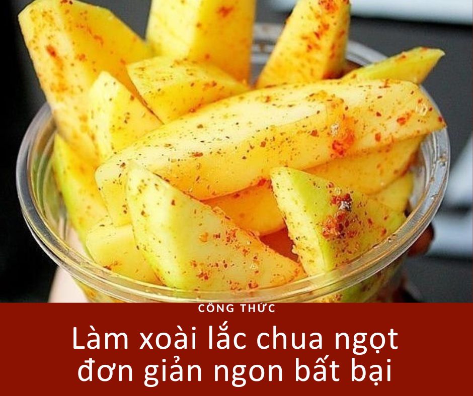 3. Hướng dẫn chi tiết cách làm xoài chua ngọt ăn liền