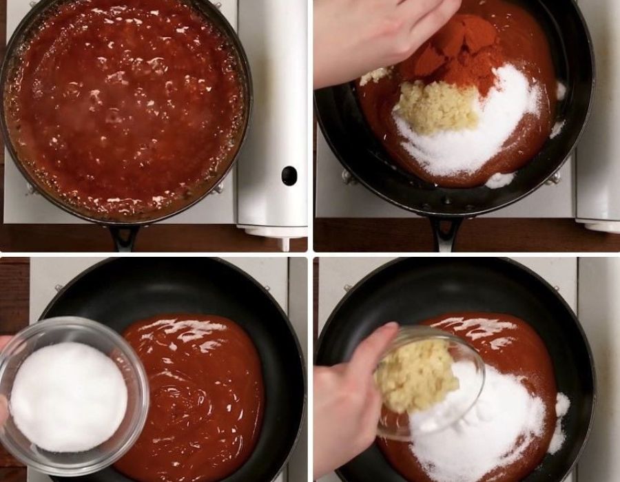 Làm sốt gà cay Hàn Quốc