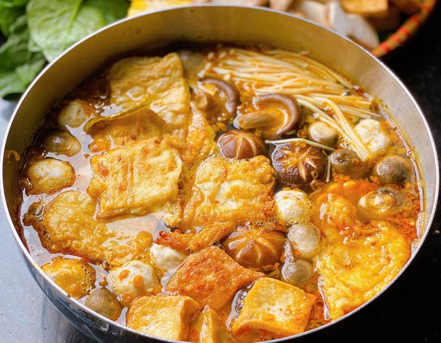 Cách nấu lẩu Thái chay ngon tại nhà