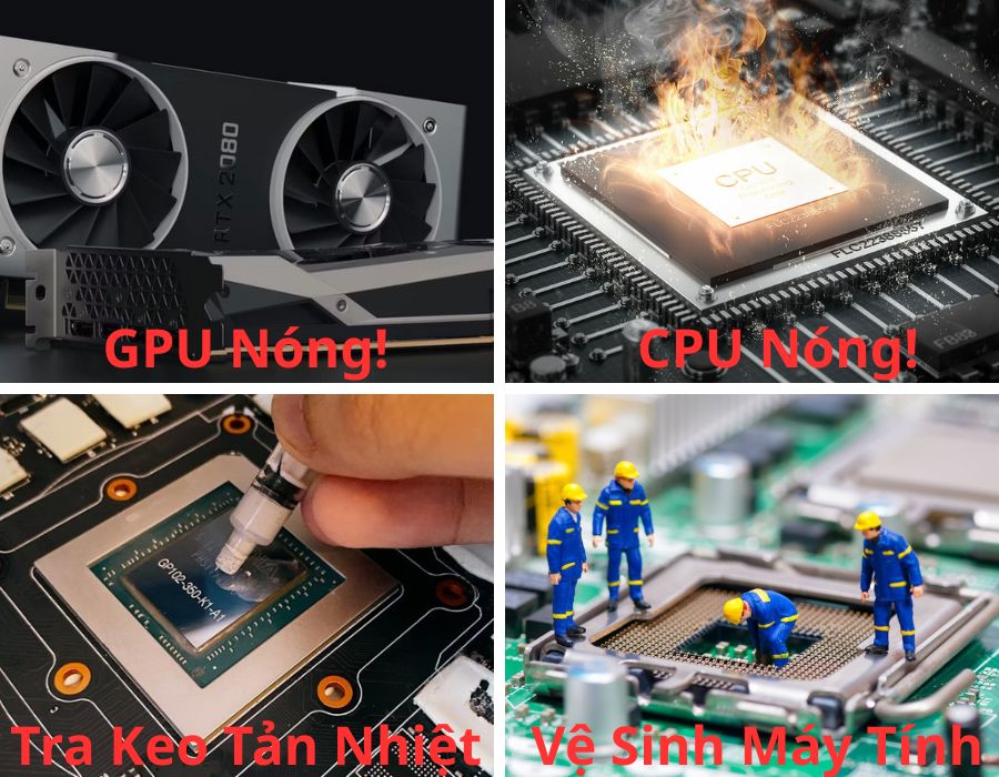 Nhiệt Độ Hệ Thống Quá Cao khiến Game bị văng ra màn hình Pc