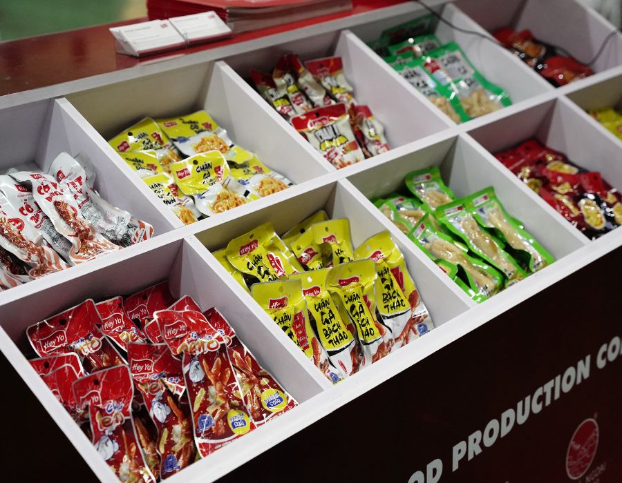 gian hàng Hey Yo Foods tại triển lãm EXPO 1