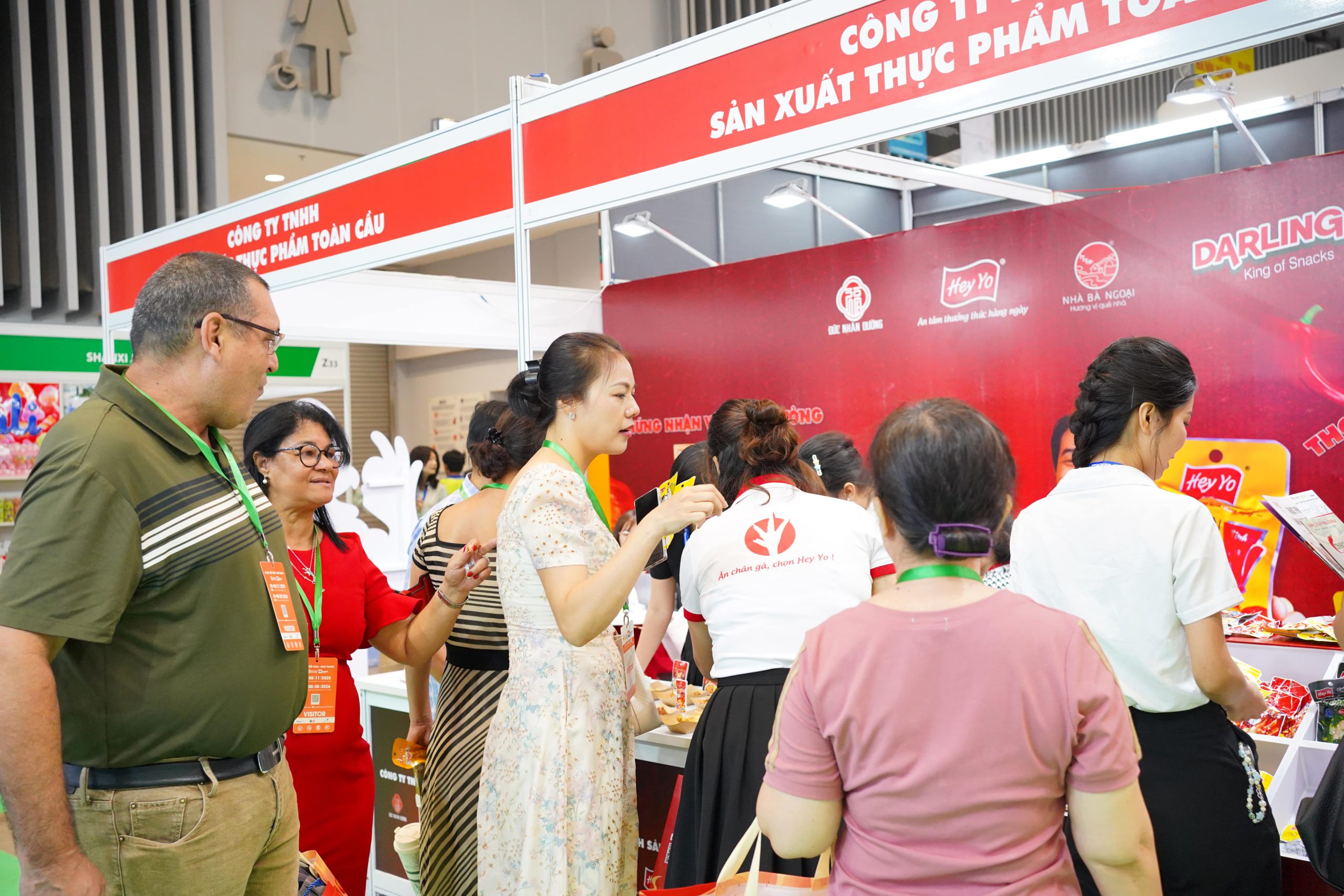 Gian hàng Hey Yo Foods tại triển lãm