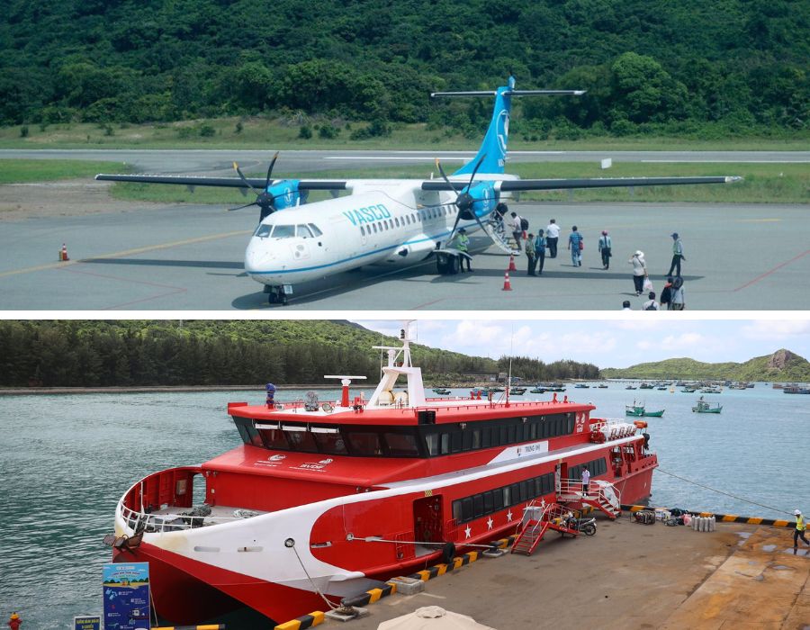 Phượng tiện đi tới Côn Đảo