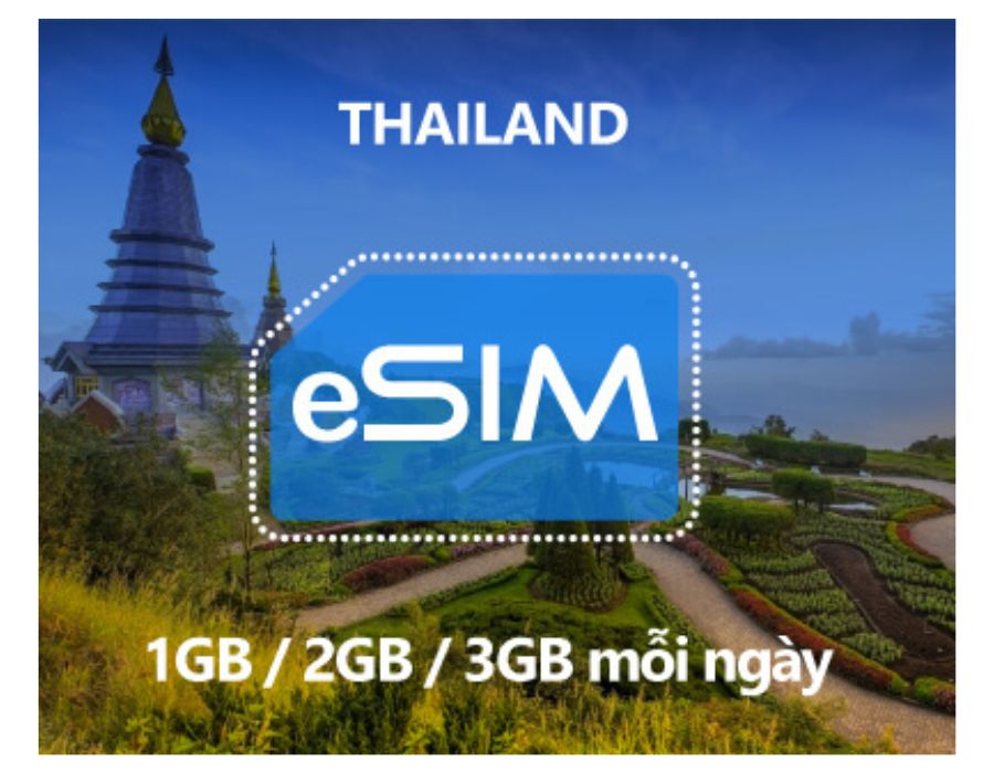 Sử Dụng eSIM khi du lịch Thái Lan