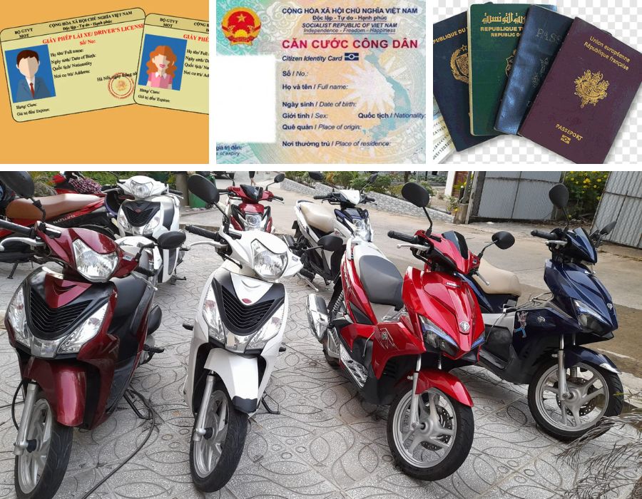 Thủ Tục Và Giấy Tờ Thuê Xe Máy tự túc Đà Nẵng