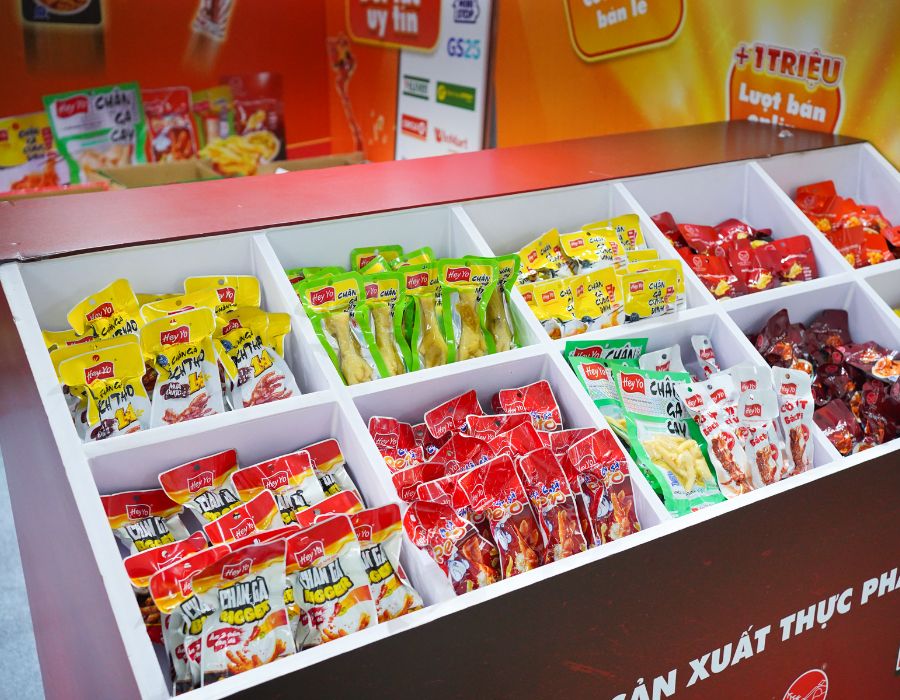 Các dòng sản phẩm Hey Yo tại triển lãm